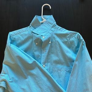 JOS A BANK Traveler Light Blue Button Down in Large